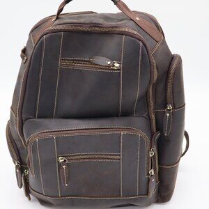 The Real Leather Company Standard Back Dark Brown